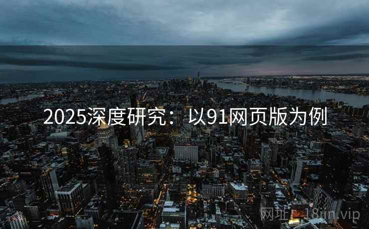 2025深度研究：以91网页版为例  第2张